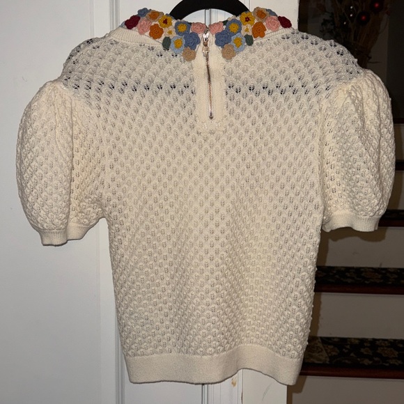 Alice + Olivia Chase Puff Sleeve Sweater - Picture 7 of 7